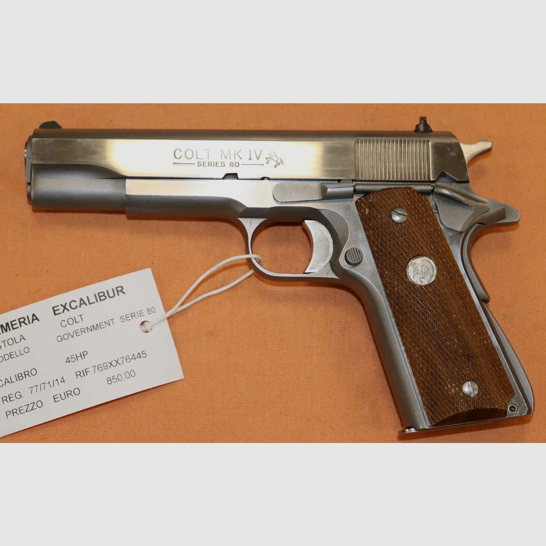 Pistole Colt Modell Government Series 80 Kaliber 45 HP Sportiv, Bild 3 von 9