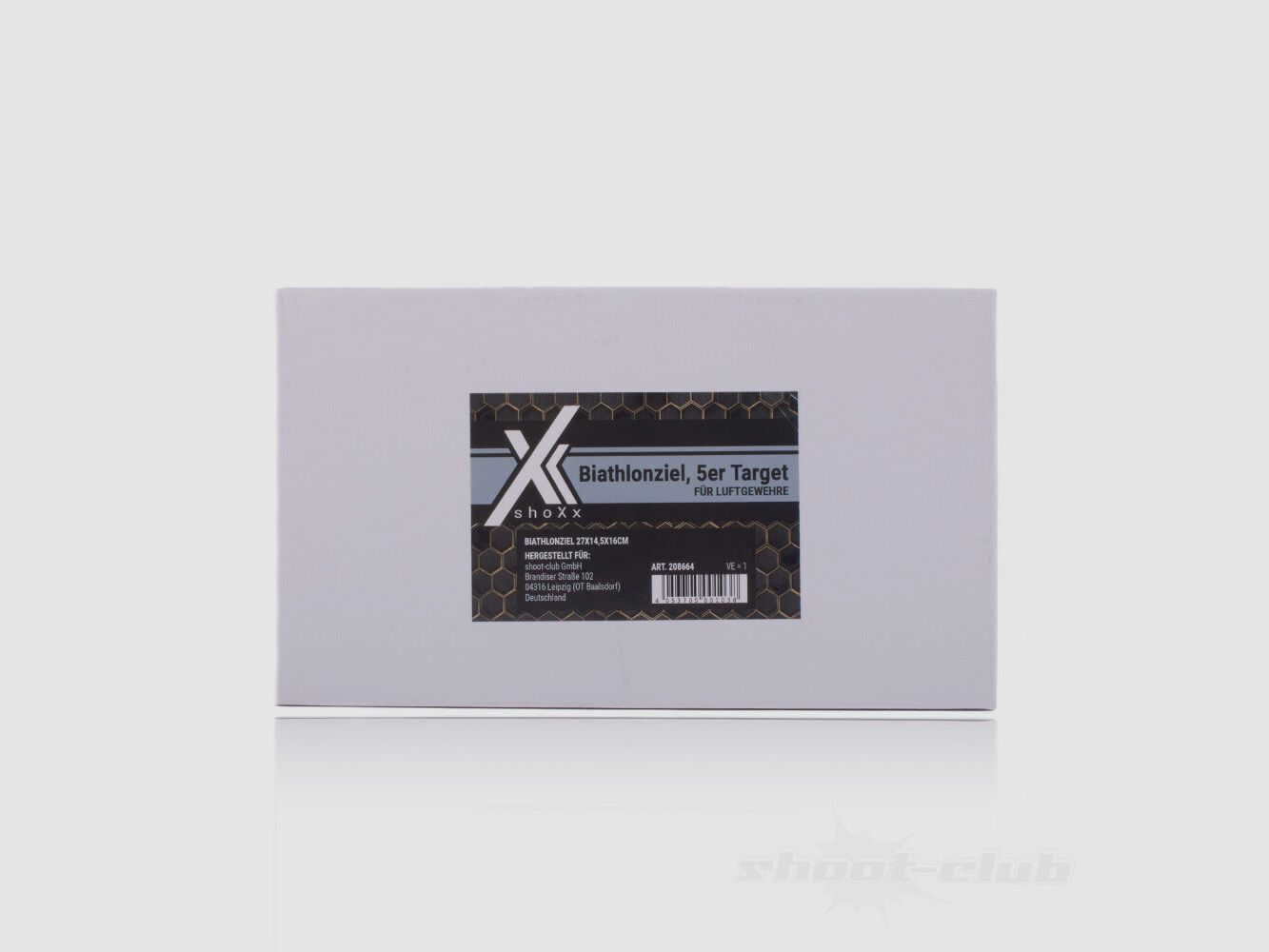 shoot-club GmbH Biathlonziel für Luftgewehre