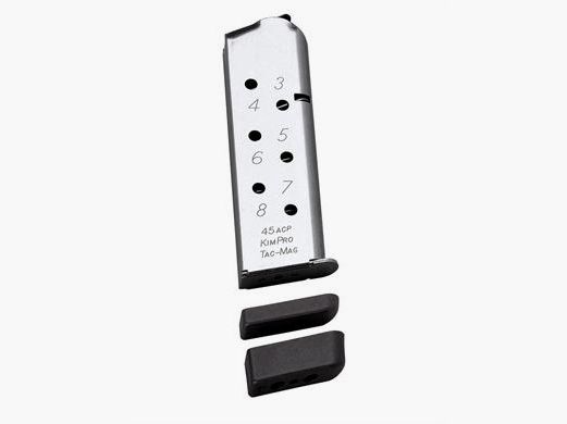 Kimber Magazin Kal. .45 ACP Inox mit Pad