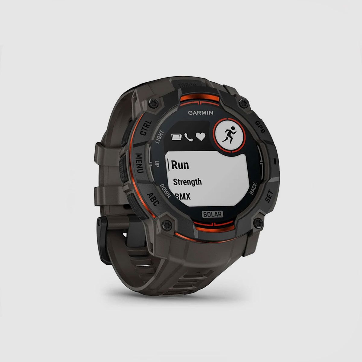 UHR – GARMIN – INSTINCT® 3 | 50MM | SOLAR | Schwarz mit Charcoal Silikonarmband, Bild 3 von 19