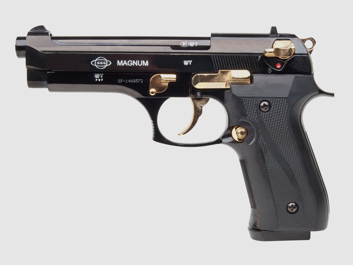 EKOL Firat Magnum Schwarz-Gold 9mm P.A.K. - Gas Signal