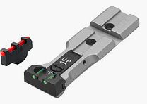 LPA WXT03-F1 SILVER BASE adjustable revolver sight with Weaver base for 629, 686, 586, 627, 66, 67, 696, 17, 19, 657, 610, 625, 29, 27 and new for caliber .50 – Black sight picture