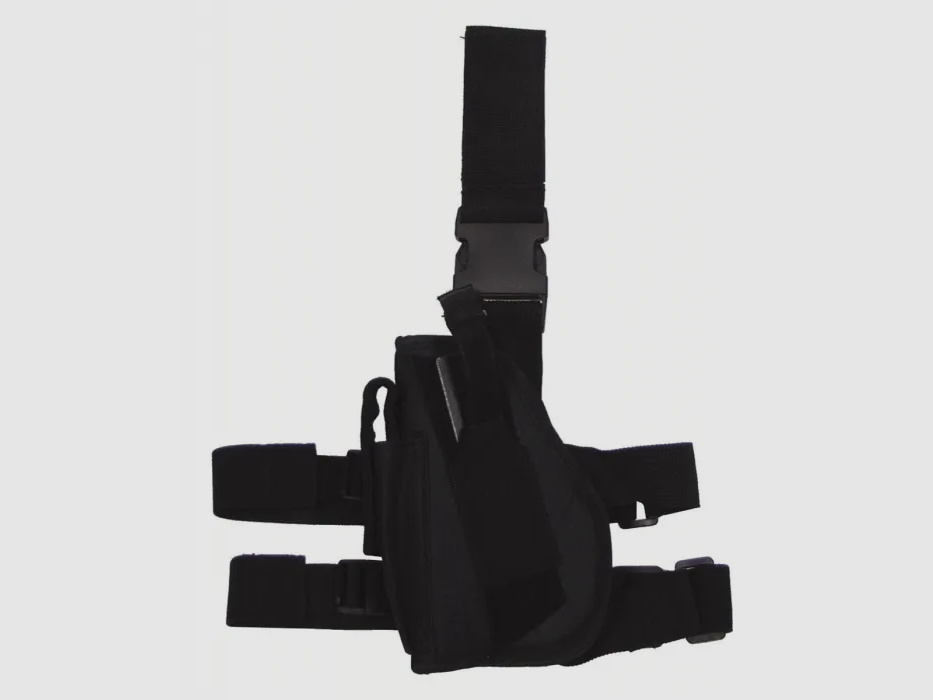 Funda de pierna para pistola - Zurdo - Negro