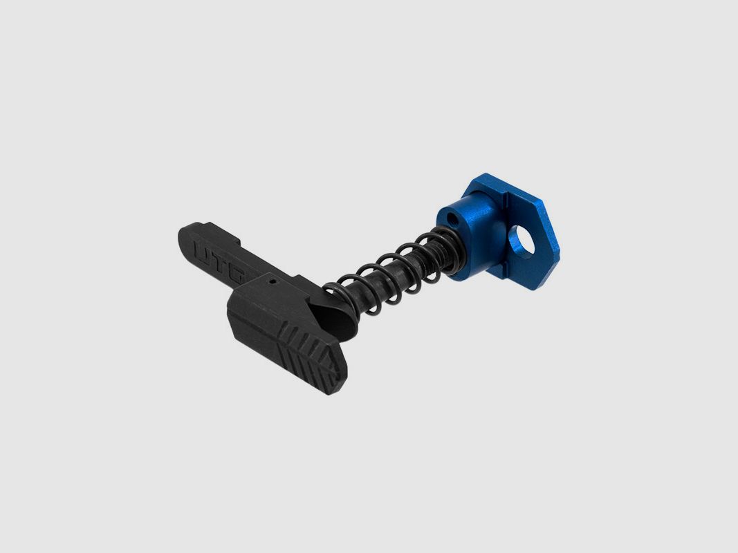 UTG AR15 AMBI MAG RELEASE BEIDSEITIG BLAUW, afbeelding 1 van 3