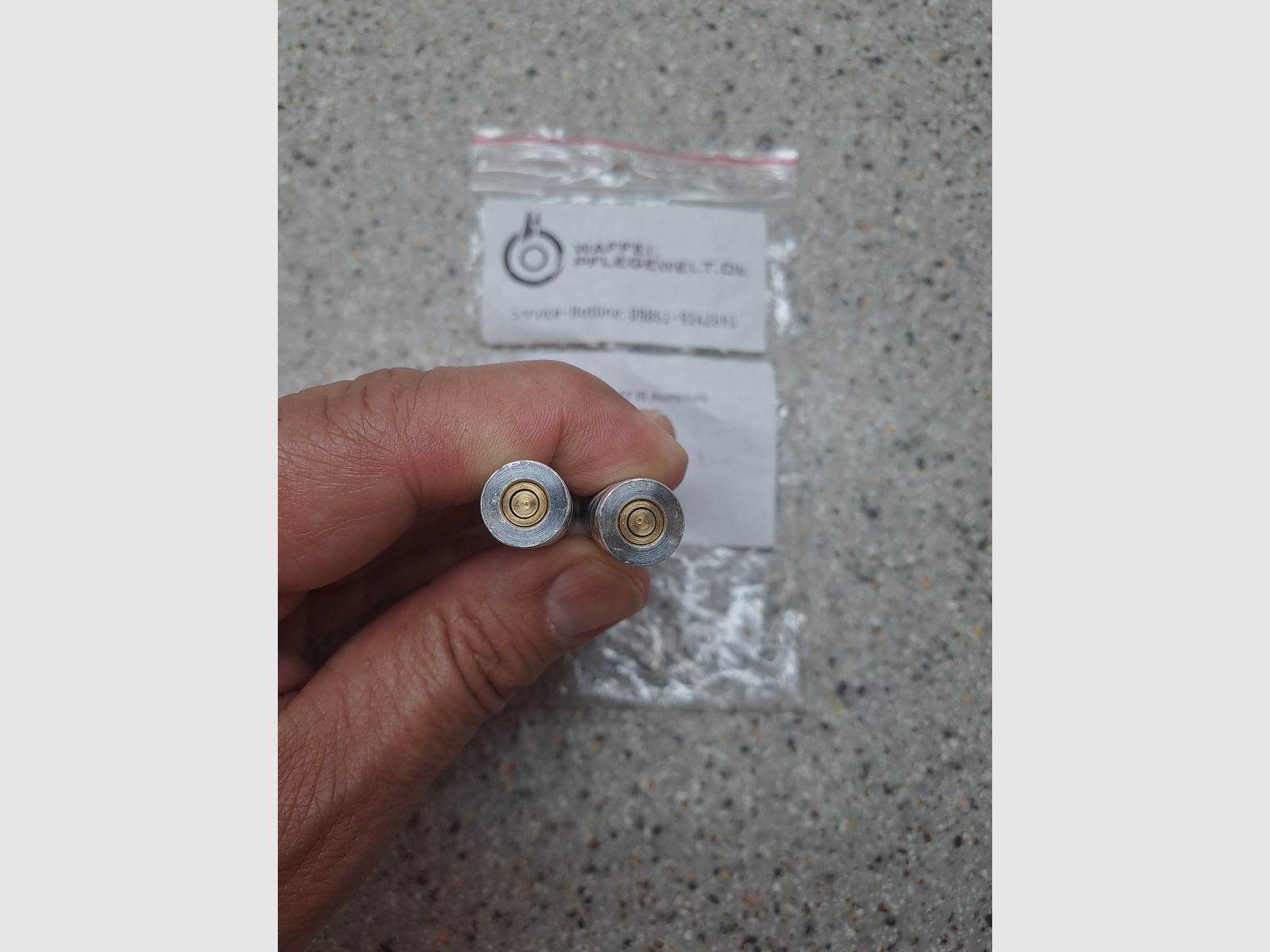 Pufferpatronen Kal. 8x57 IS Aluminium 