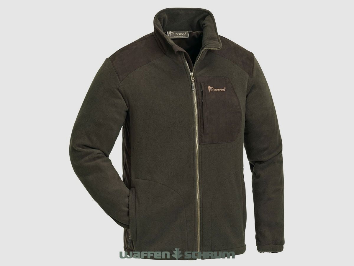 Pinewood fleece jacket Wildmark H.Brown/Suede Brown