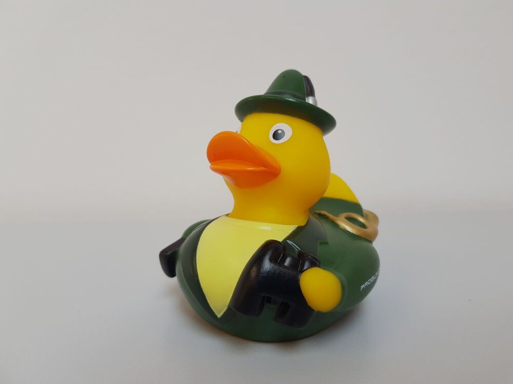 VDB Gummi-Ente - Badeente Jägerente