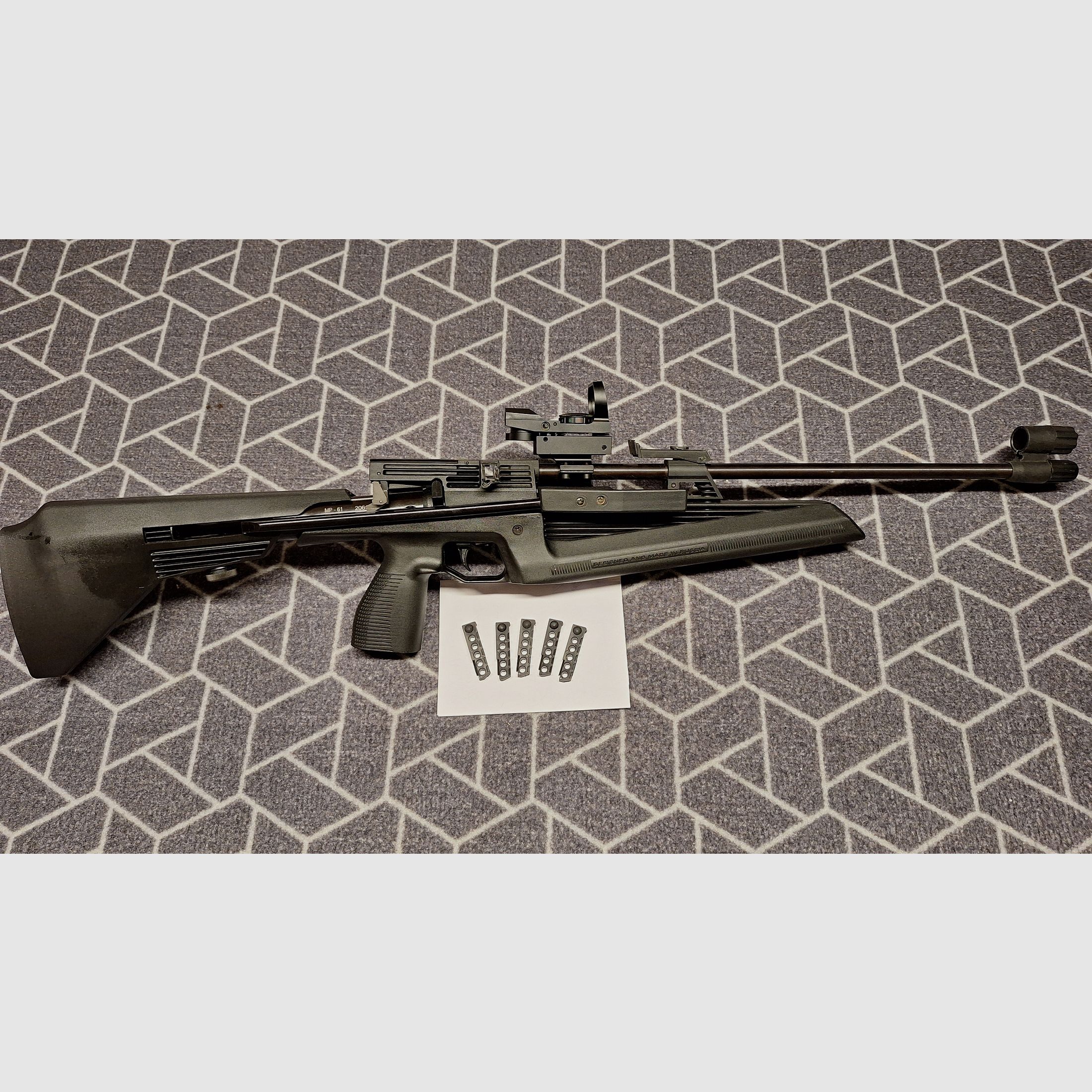 Baikal IJ61/MP61 gas pressure side lever with Reddot - rarity for collectors!