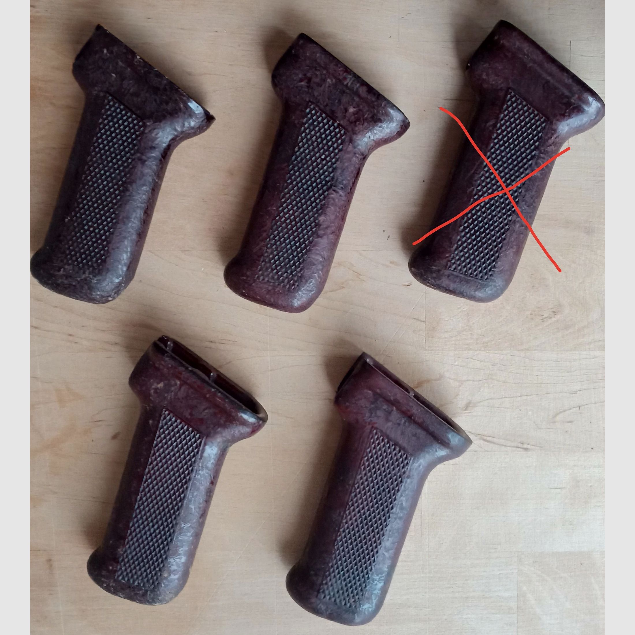 Mangos de AKM rumanos de baquelita mejor que el mango ruso / también para AK74 AK-100 / Yunker / GSG Cybergun Co2 "AK47