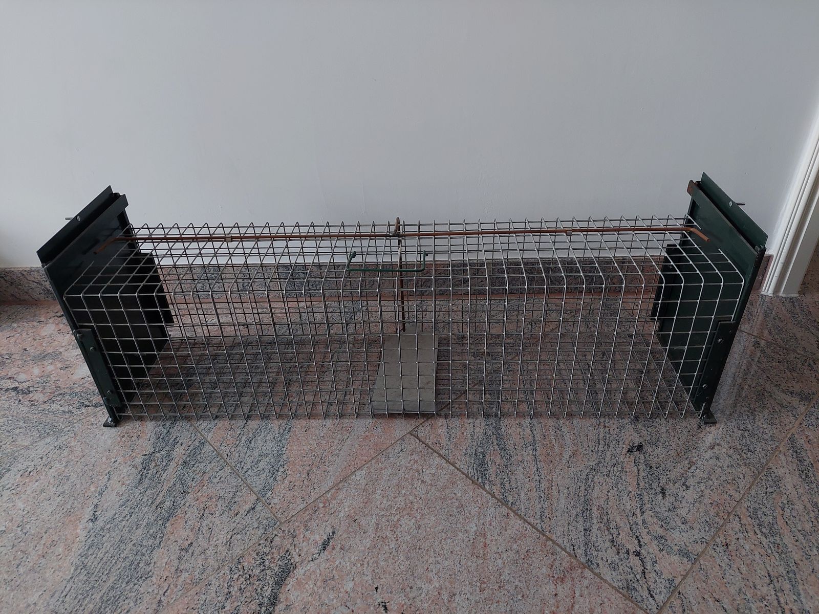 Trappola per procioni/trappola per martore/trappola per animali vivi circa 100cm, come nuova, ottima