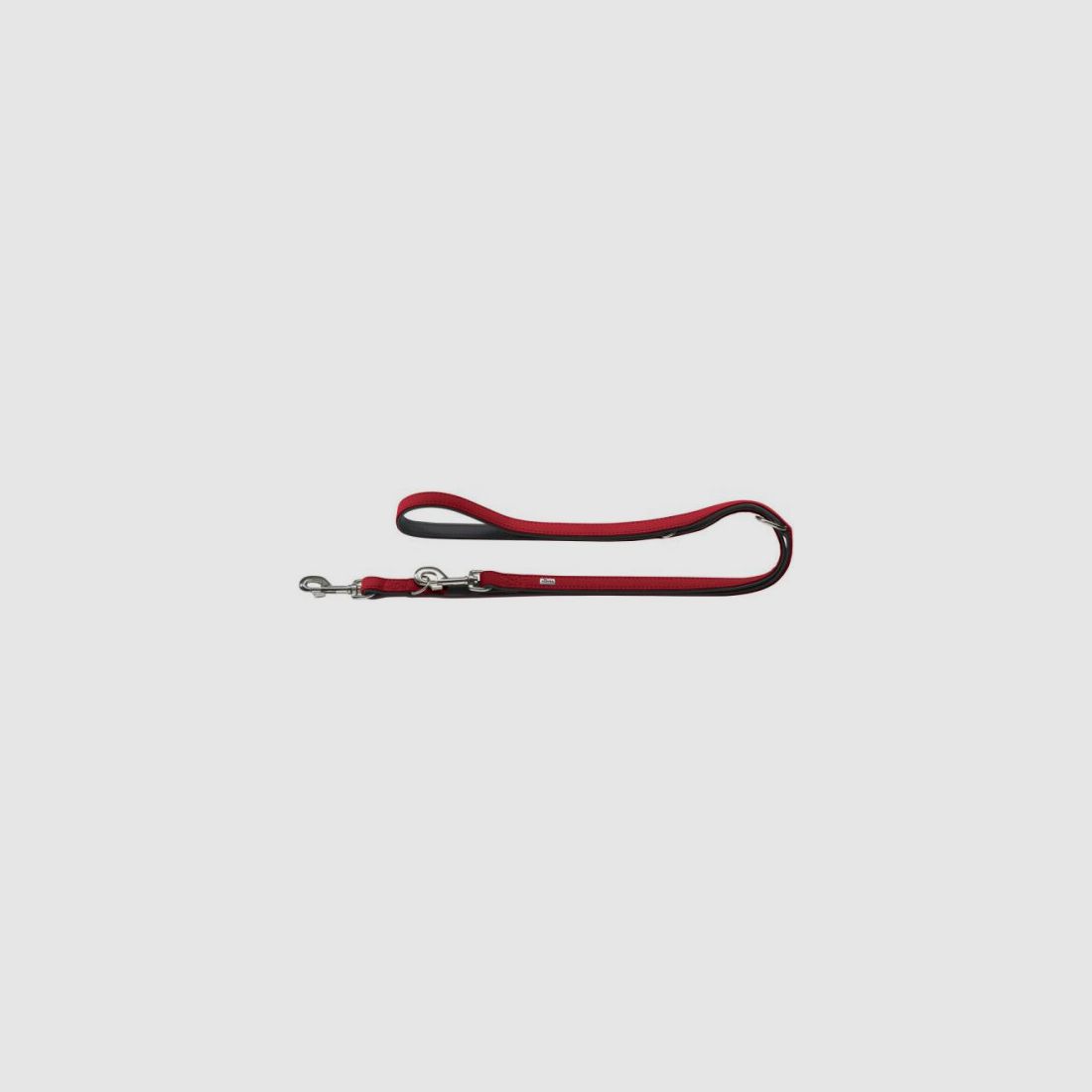 Hunter Verstellbare F?hrleine Softie Rot/Schwarz L max. 200 cm, B 1,5 cm