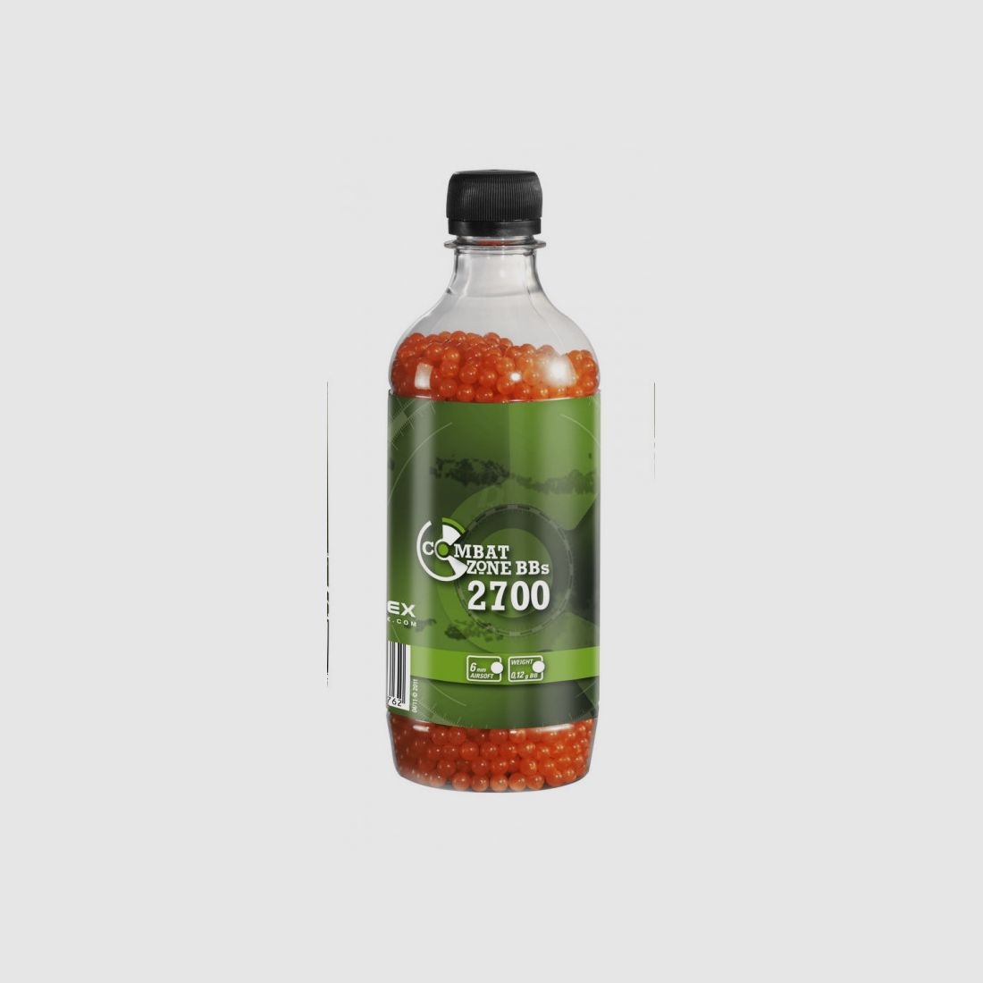 Bottiglia di 2700 BB 6mm Combat Zone Arancione 0,12g