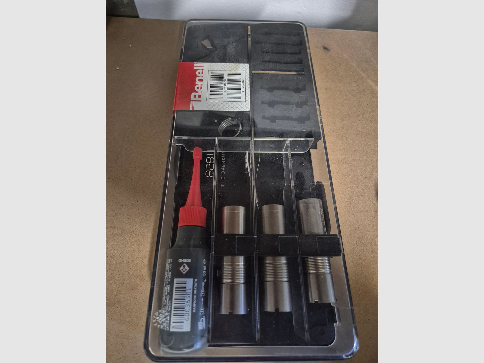 Benelli 828U Black over-and-under shotgun caliber 12/76