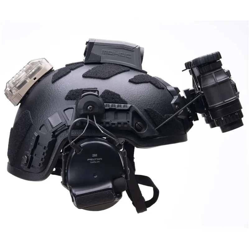 Ballistischer Helm ARCH Typ „Hi-Cut“ IIIa, Farbe OD Green, Größe XL, Bild 3 von 3