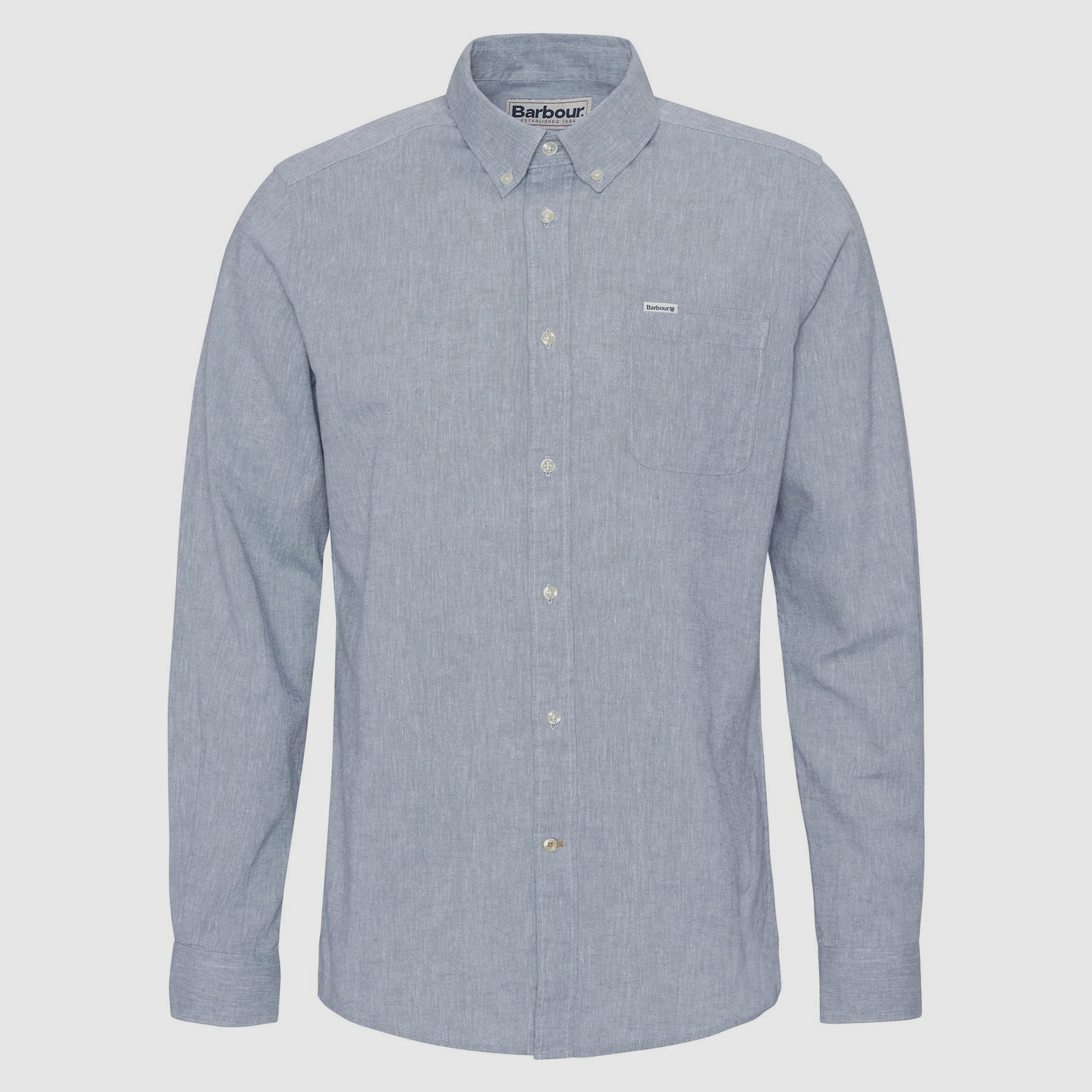 Barbour Nelson Tailored Shirt Lead Herren