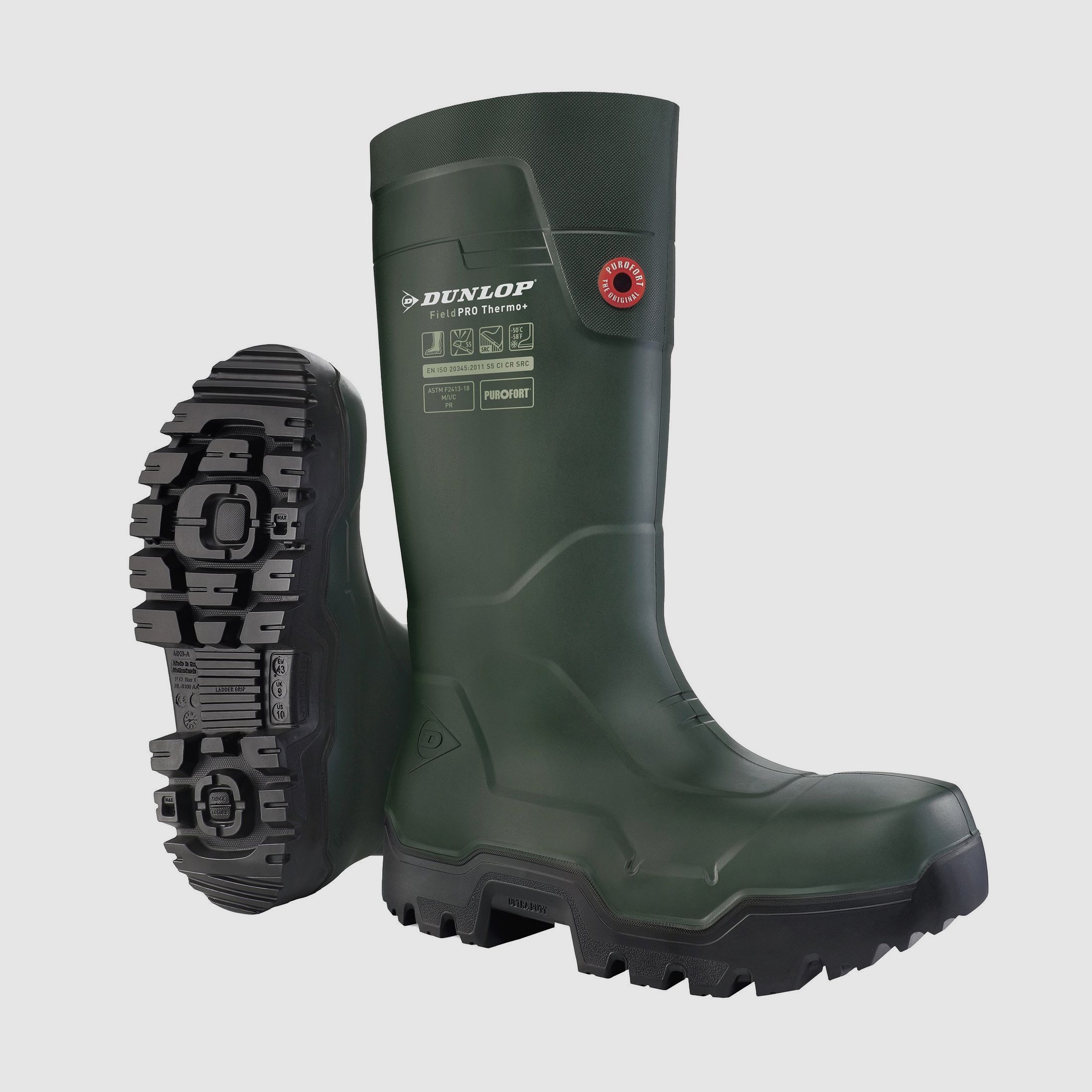 Bottes en Caoutchouc de Sécurité Dunlop Purofort FieldPro Thermo+