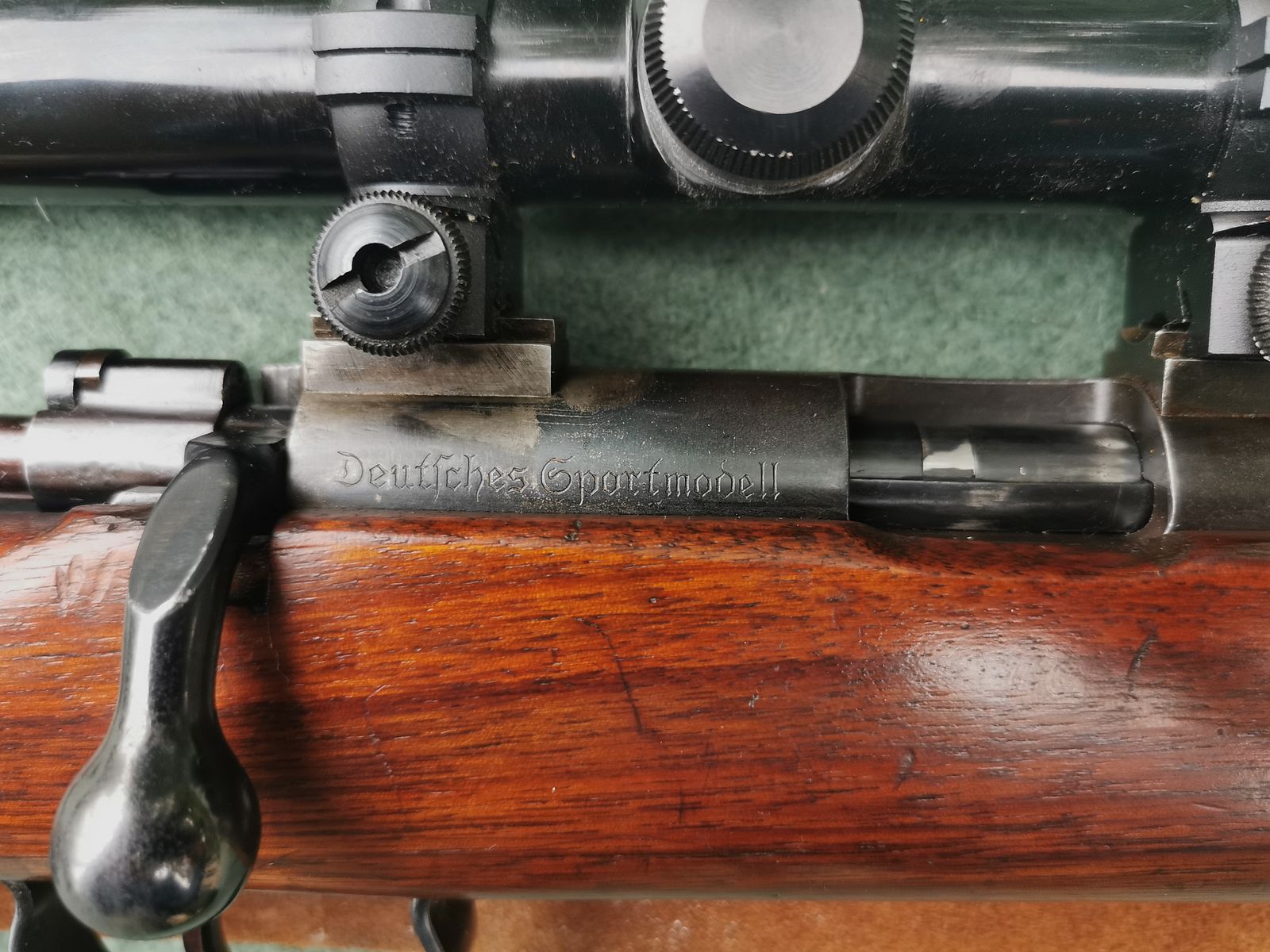 Einzellader Walther KK mit Hunter 4x33
