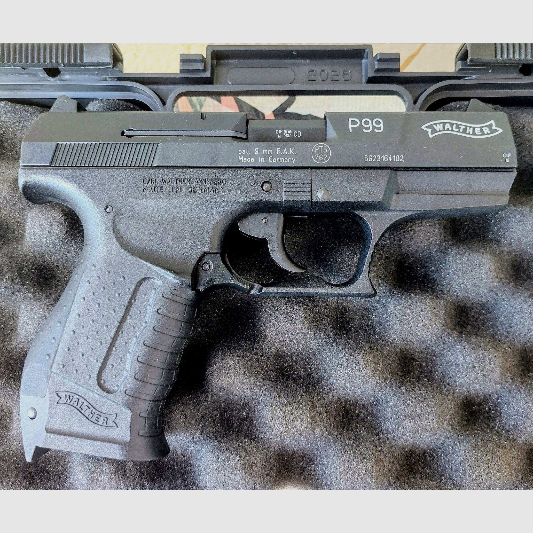 Walther P99 BLK 9mm P.A.K 15R pistolet strzelający