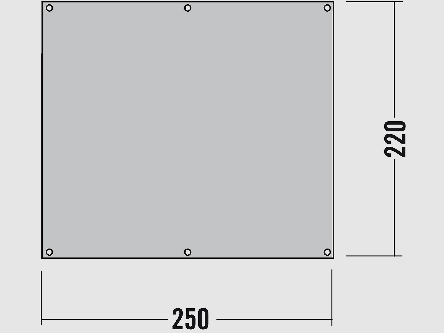 TATONKA Zeltunterlage 250x220