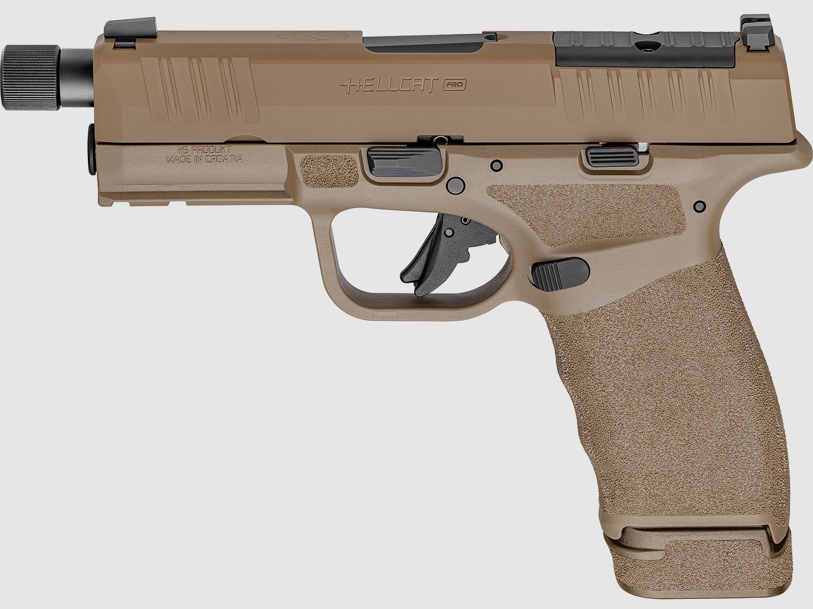 Springfield HELLCAT PRO OSP TB mit Gewinde 9mm DESERT FDE, Bild 2 von 8