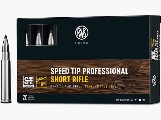 RWS 8x57 IS carabine courte SPEED TIP PROFESSIONAL 180gr. - 20 pcs.