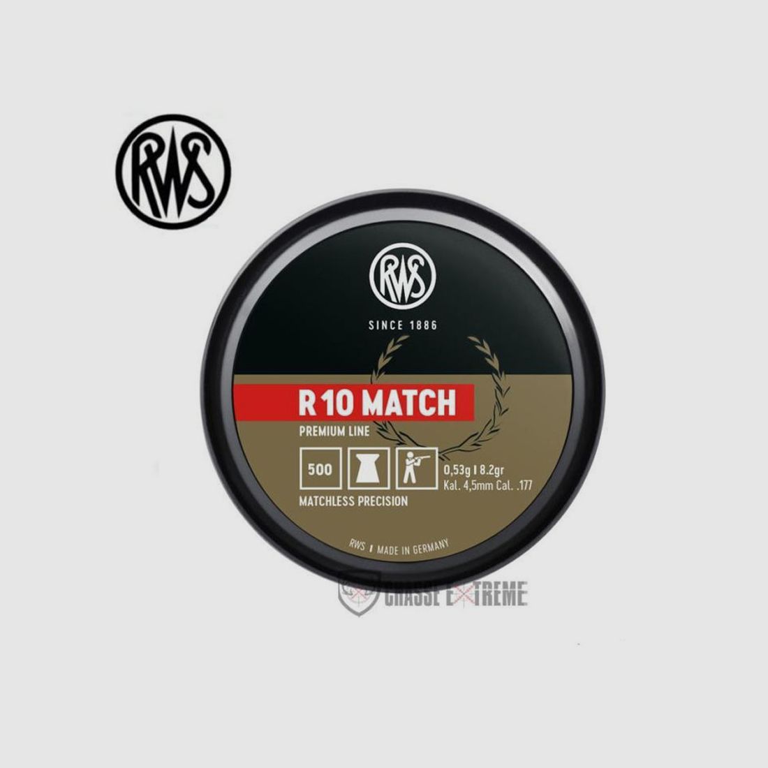 500 Diabolos RWS R10 Match Kal. 4,51mm
