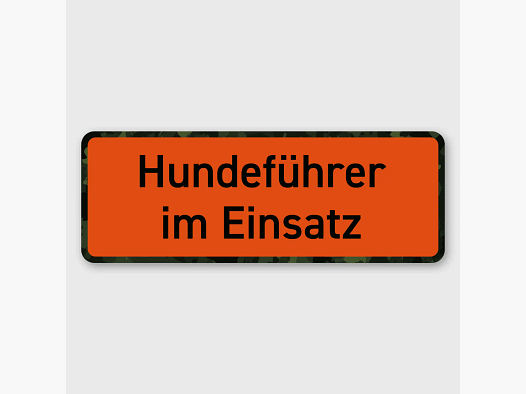 Wilde Hilde Magnetschild Hundeführer