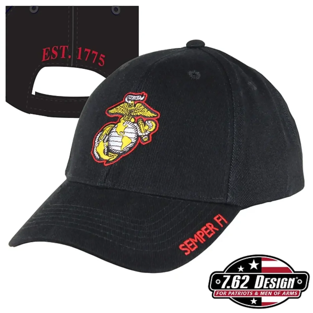 7.62 Design U.S. Marine Corps EGA Twill Cap schwarz