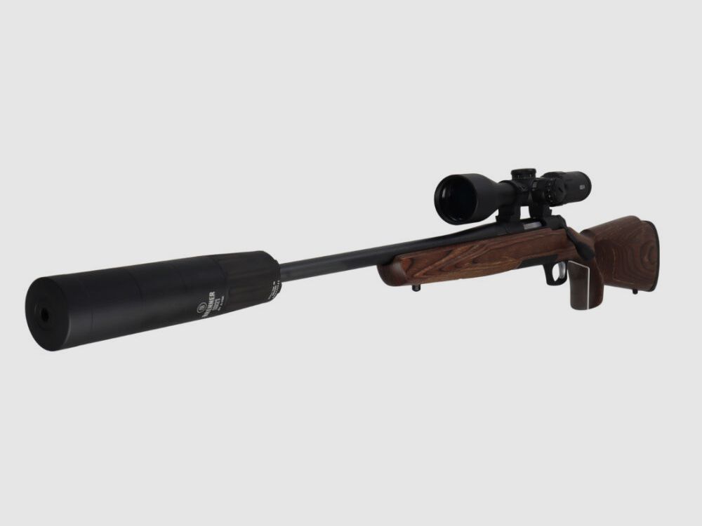 Browning LINKS- Repetierer Komplettpaket: X-Bolt SF Lochschaft | Meopta ZF | Schalldämpfer | fertig montiert