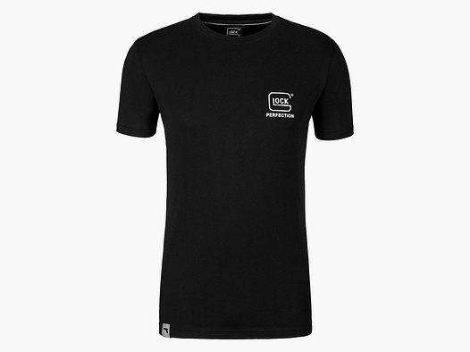 GLOCK T-Shirt „Perfection“ Herren kurzarm – Schwarz, Größe XXL
