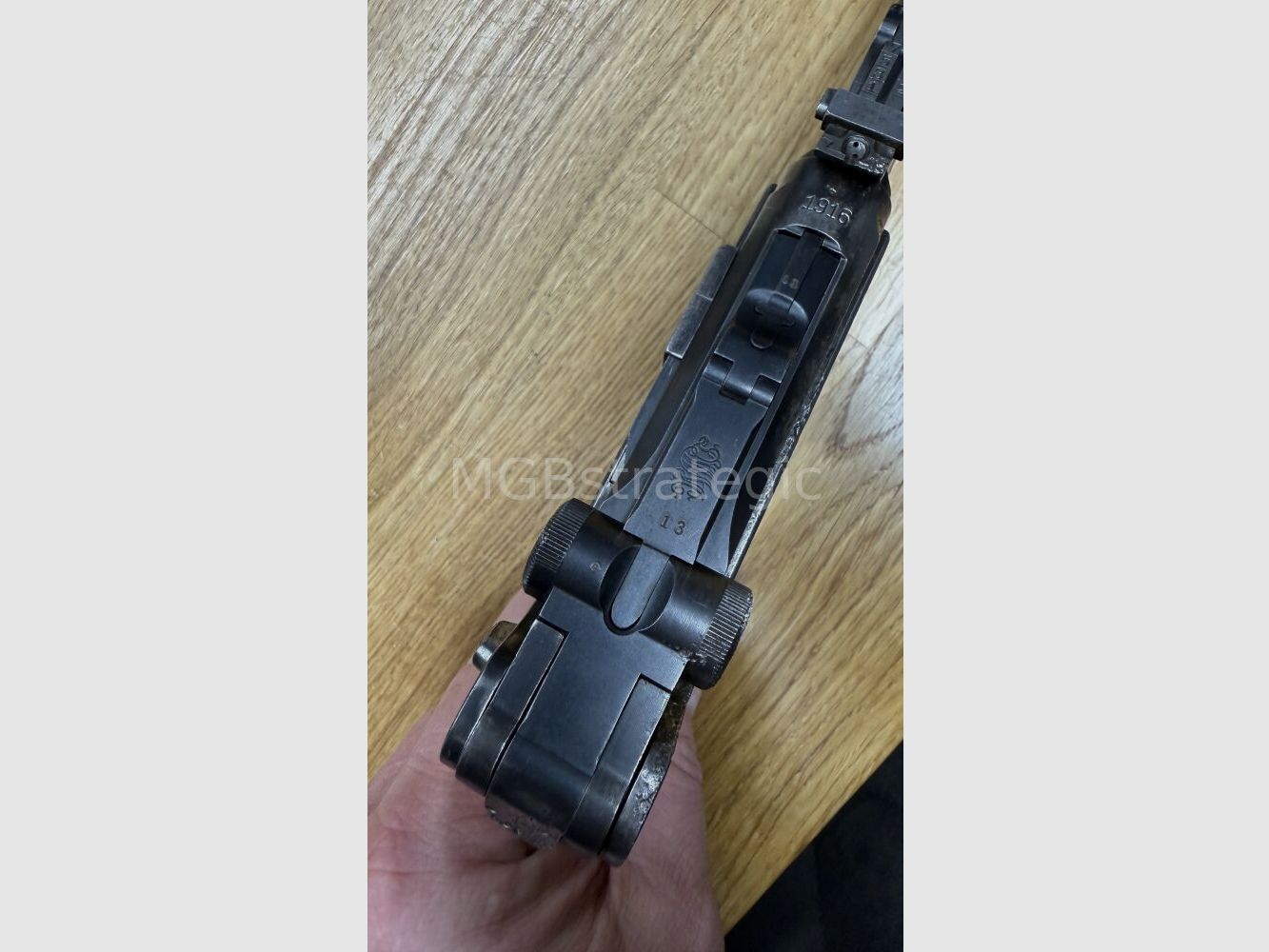 DWM Pistol 08 1916 - semi-automatic pistol 9mm Luger proof piece - valid proof CIP 2026 - Ari long 08 - Luger