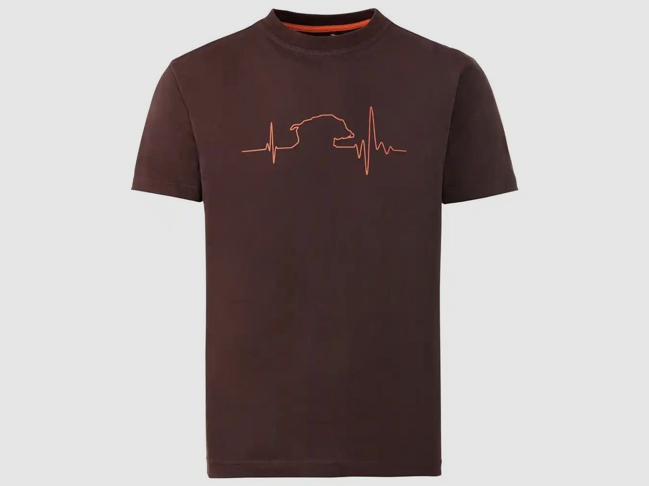 T-shirt Parforce Keiler-Beat - marrone