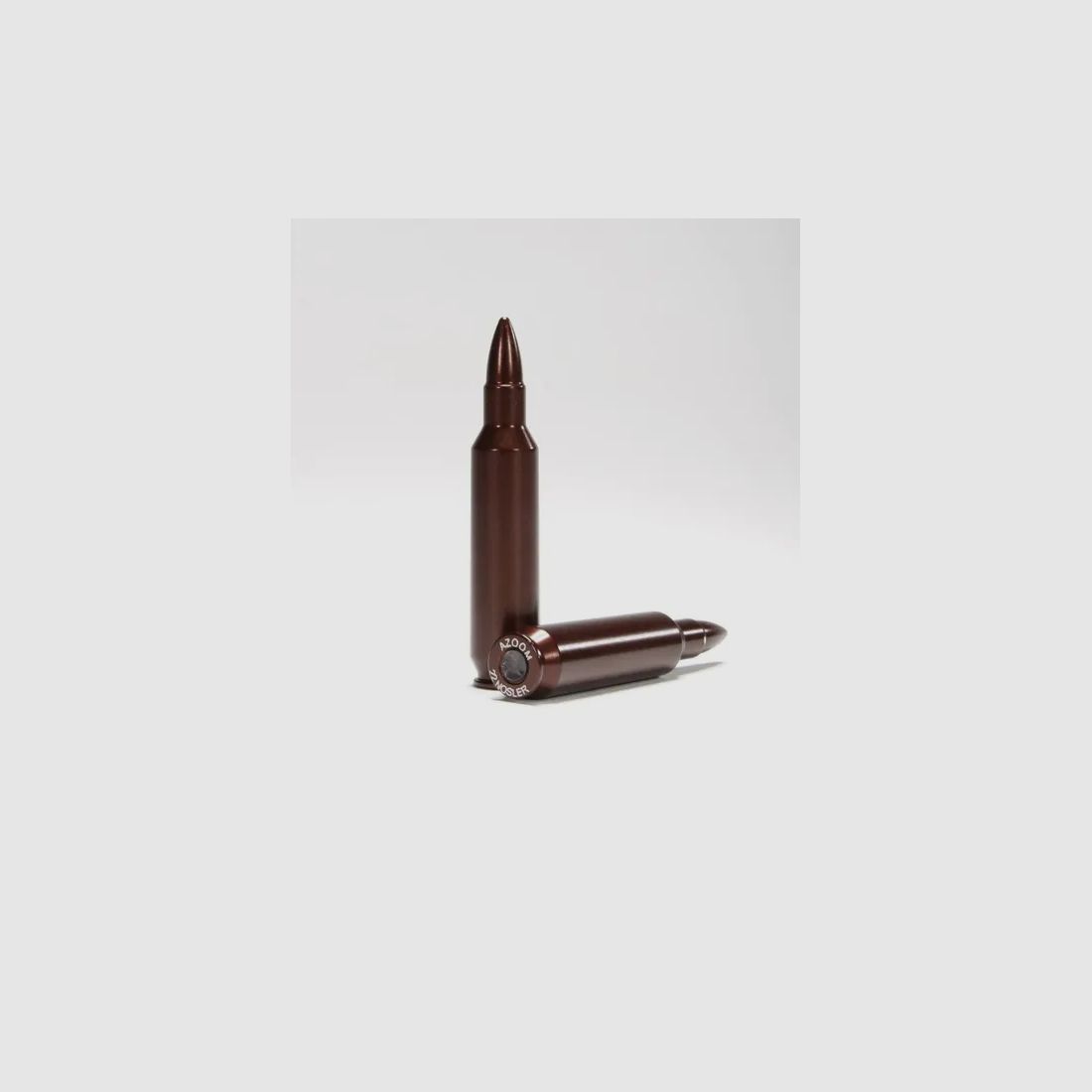 A-Zoom Cartucce fittizie in alluminio anodizzato .22 Nosler 2 pezzi