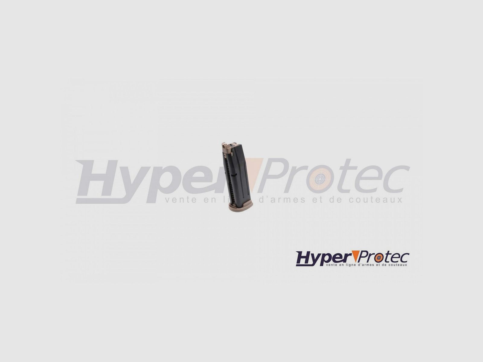 Gasmagazijn voor SIG Sauer P320-pistool kaliber 6 mm Tan