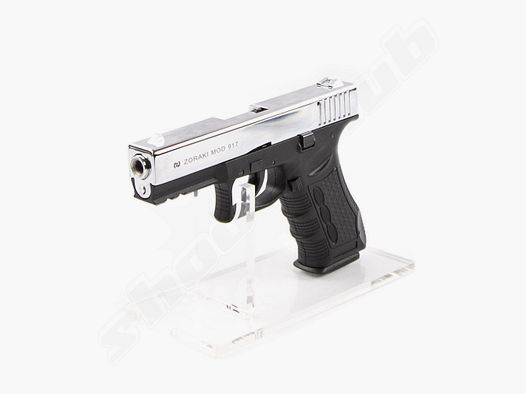 Zoraki 917 pistolet d'alarme – Chromé – 9 mm P.A.K.