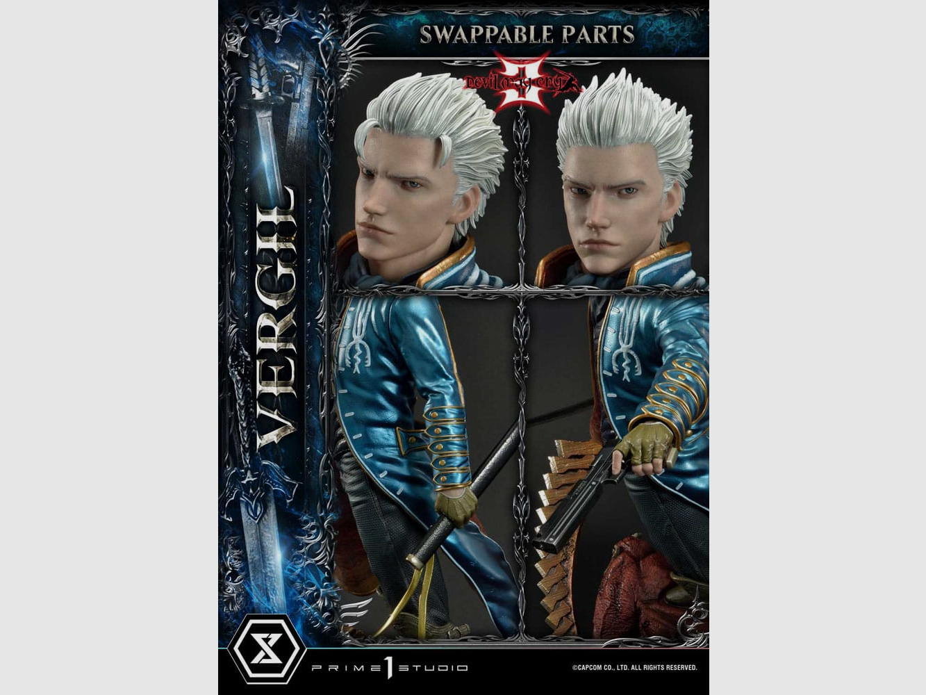 Devil May Cry 3 Ultimate Premium Masterline Series Statue 1/4 Vergil Standard Version 69 cm | 43084