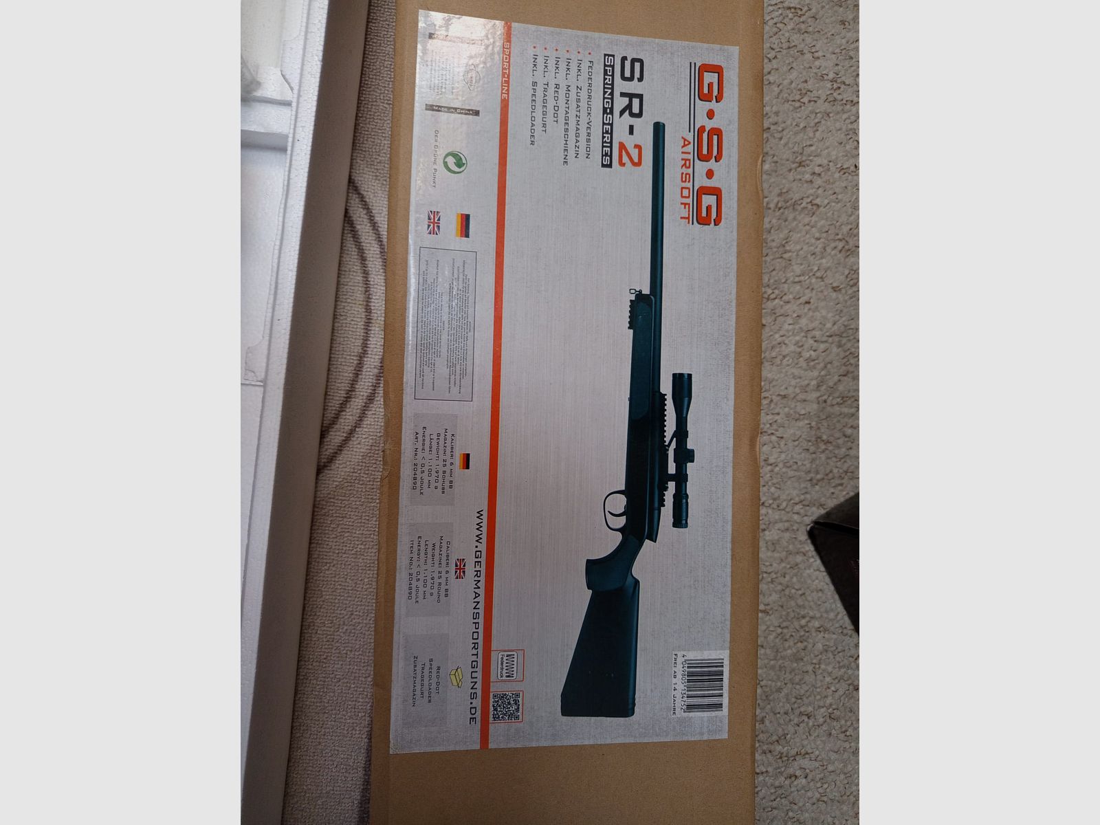 GSG R-maxx Sr-2 Sniper Federdruck 0 5j Notverkauf