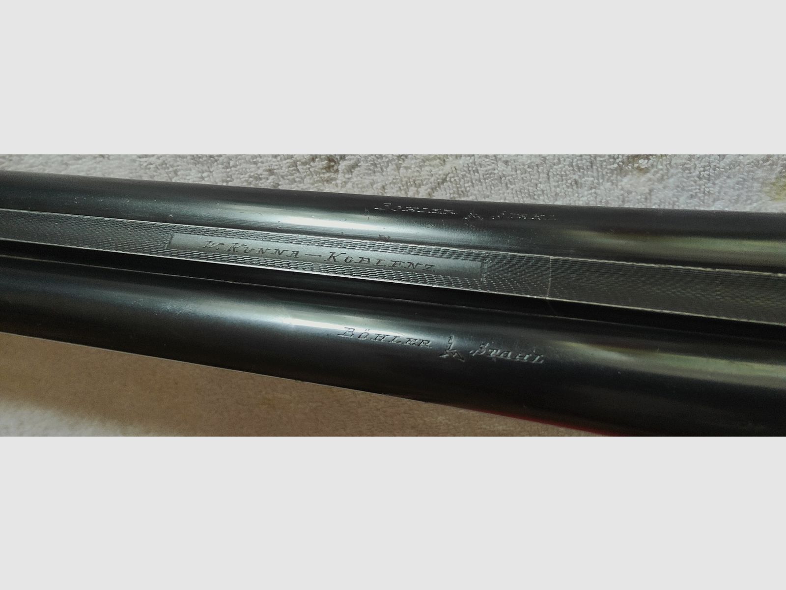 Double-barrel shotgun 16/70 side-by-side shotgun Meisterarbeit W.Kunna Koblenz