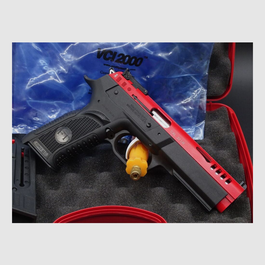 Tanfoglio Force 22 L Red Slide Kaliber .22lr Force 22 L