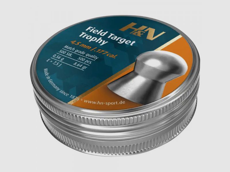 H&N FIELD TARGET TROPHY DIABOLOS 4,5 MM - 8,64GRS. / 0,56G. - 500 STÜCK