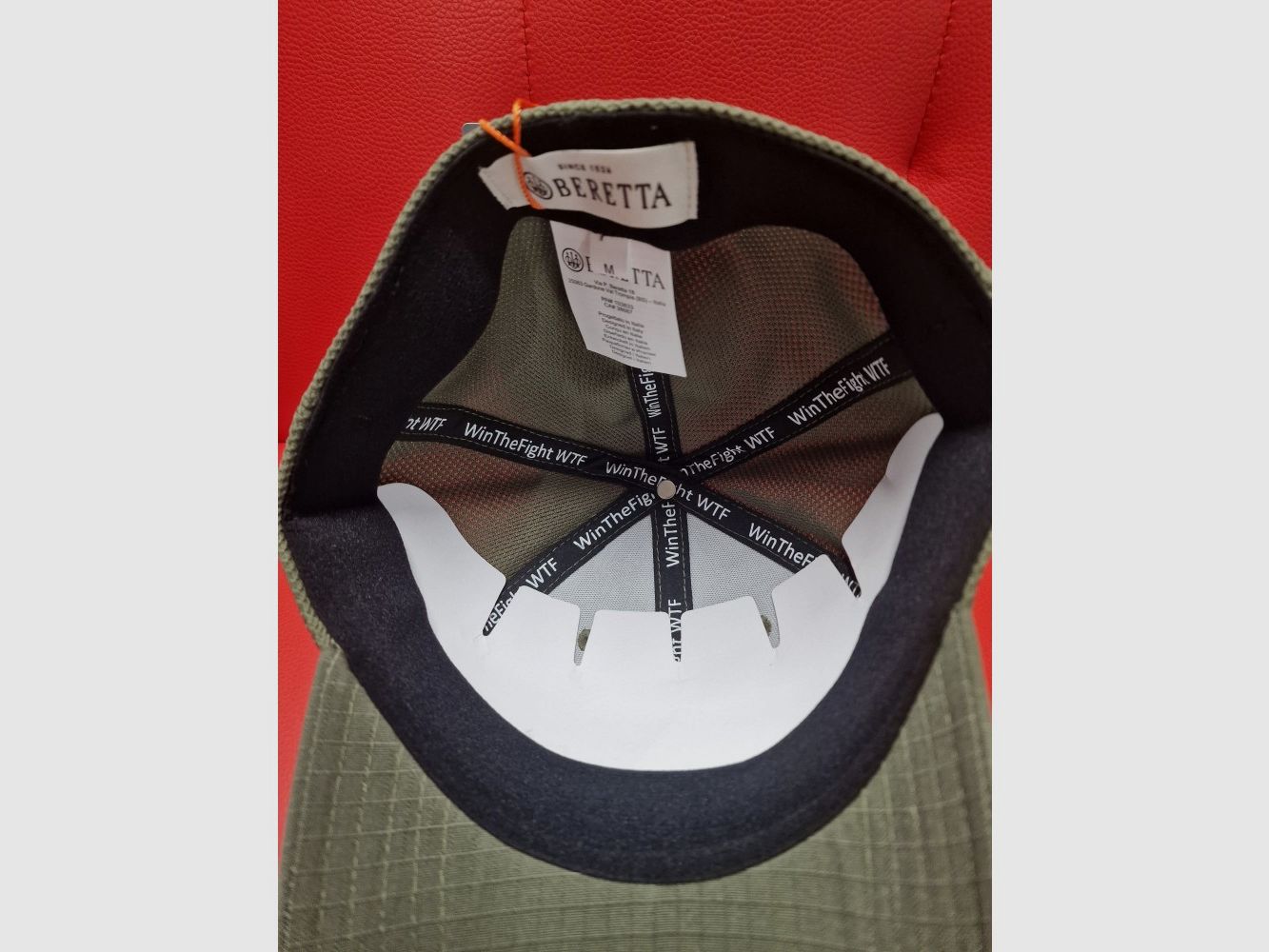 CASQUETTE BERETTA FLEXFIT KAPPE GRÜN STEIN, Bild 1 von 3