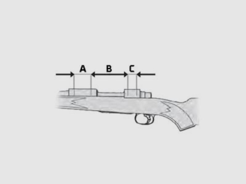 Recknagel Picatinny / Weaver Schiene Browning X-Bolt Super Short
