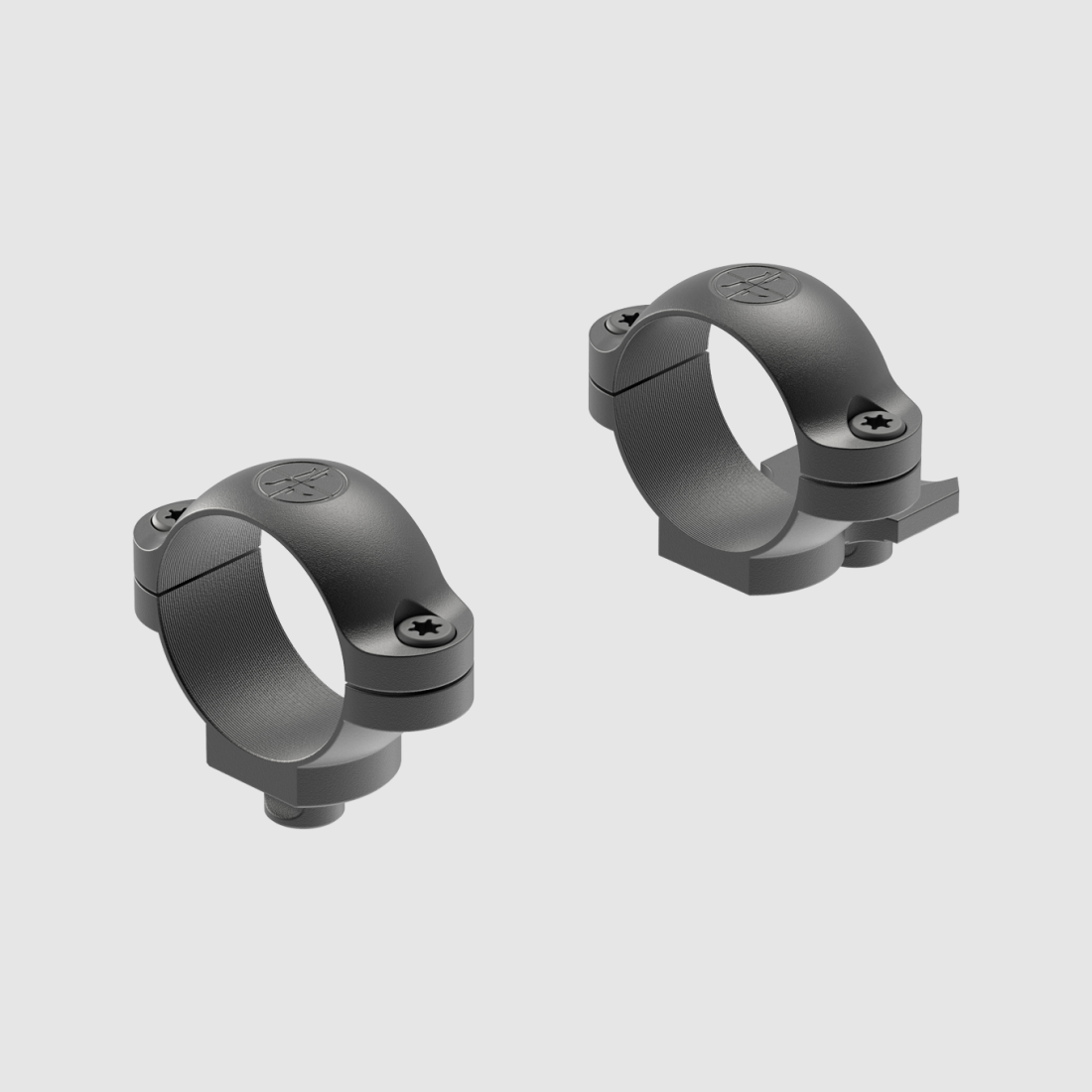 Leupold QR anneaux de montage de 1 pouce, bas, rallongés, mats, image 1 sur 2