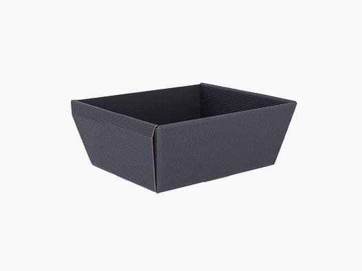 Verpackungen Gabriel Präsentkorb 4-eckig Anthrazit