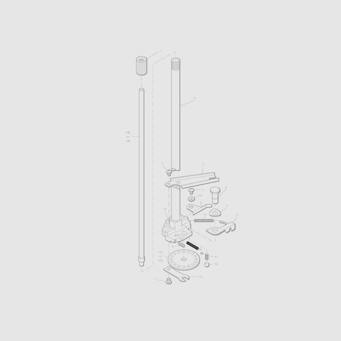 MVM SPRING FOR CASE LIMITING FOR DILLON XL 650, image 2 of 2