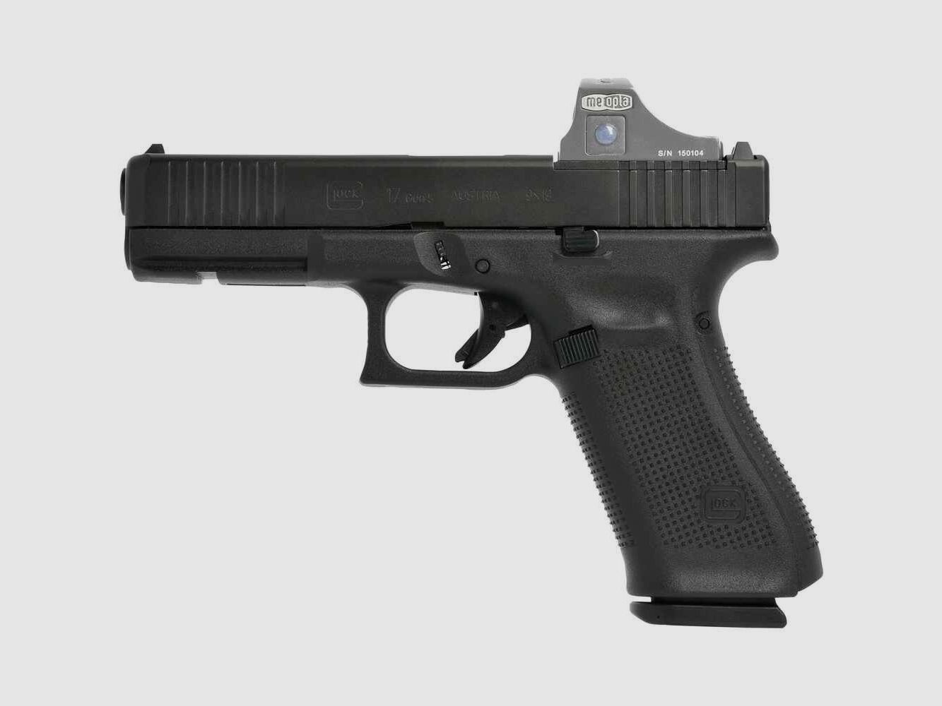 Glock Pistole 17 Gen5 MOS / 9mm, inkl. 4 x MOS Adapterplatten