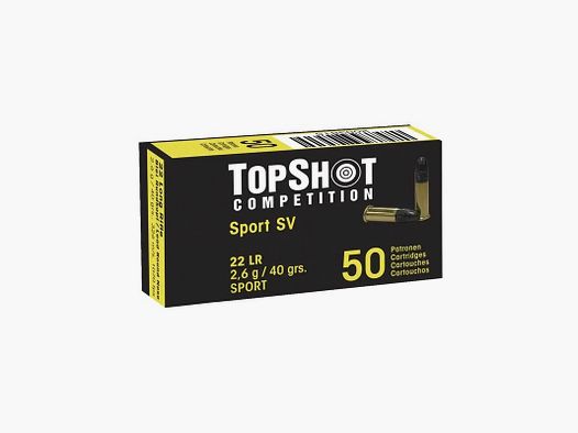 500 Patronen Top Shot Kal.22 LR Standardgeschwindigkeit