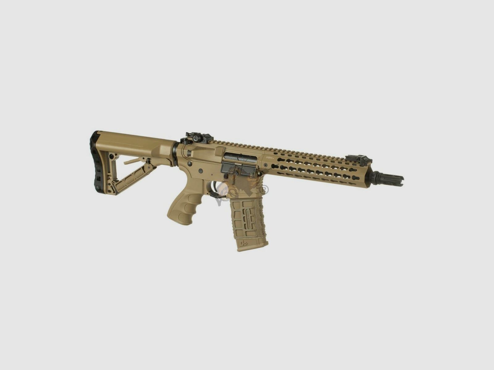 G&G CM16 SRL with ETU in Desert Airsoft S-AEG free from 18