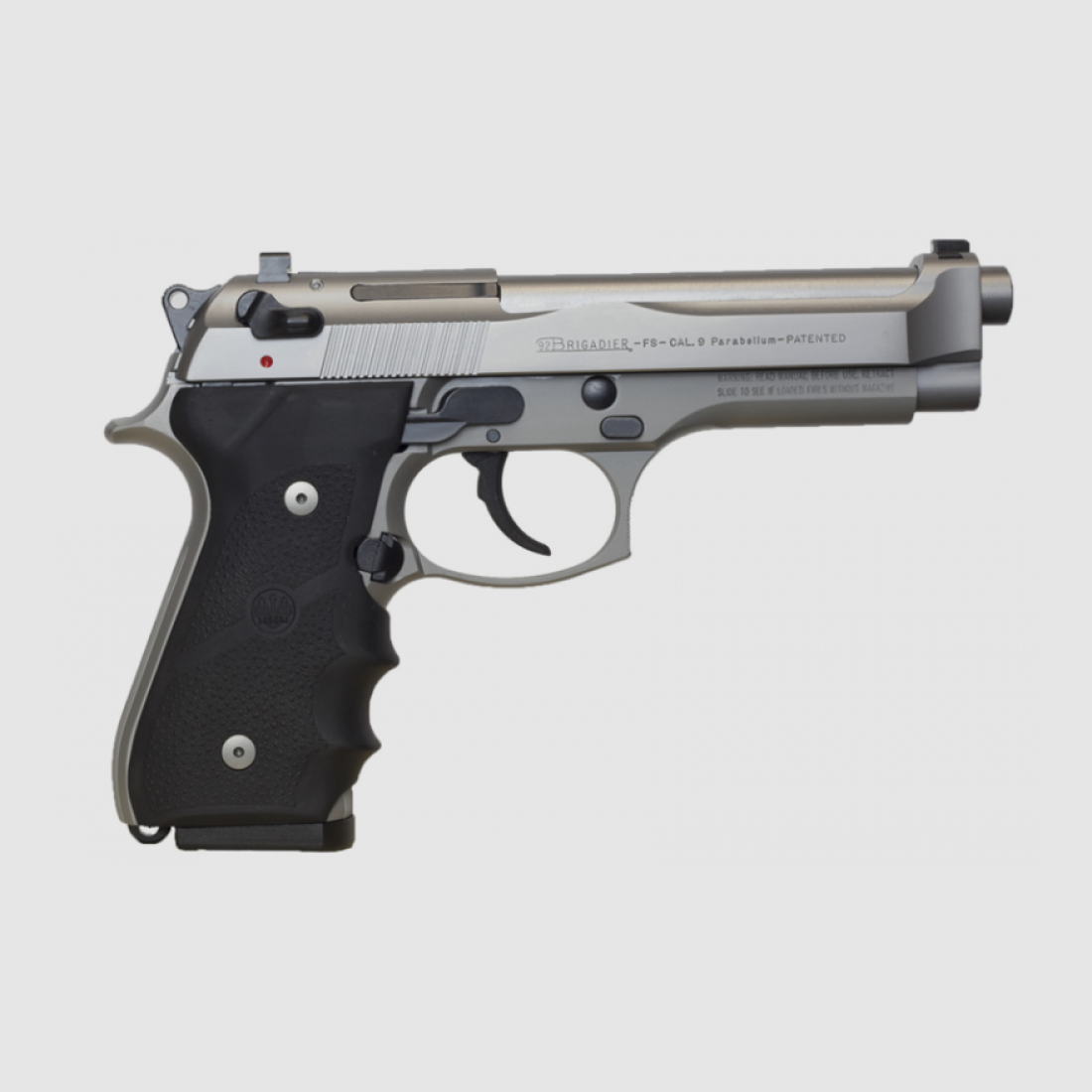 Beretta 92 Brigadier INOX, cal. 9x19, SA/DA, 15 Schuss