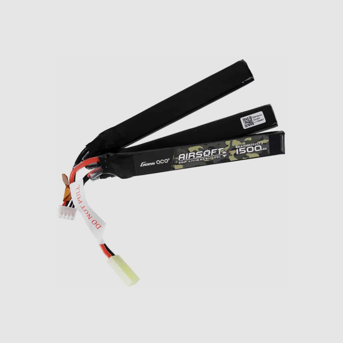 Gens Ace 111V 1500mAh 25C LiPo Triple Stick Type